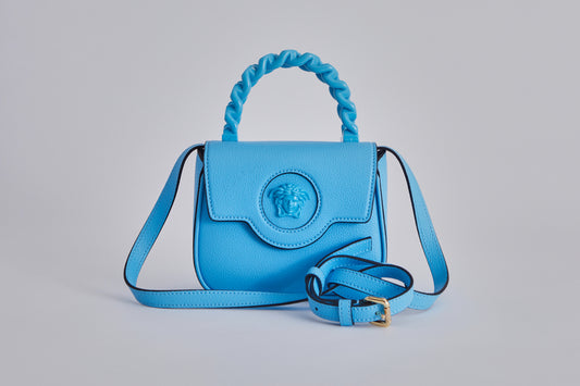 Versace La Medusa Mini handbag Blue